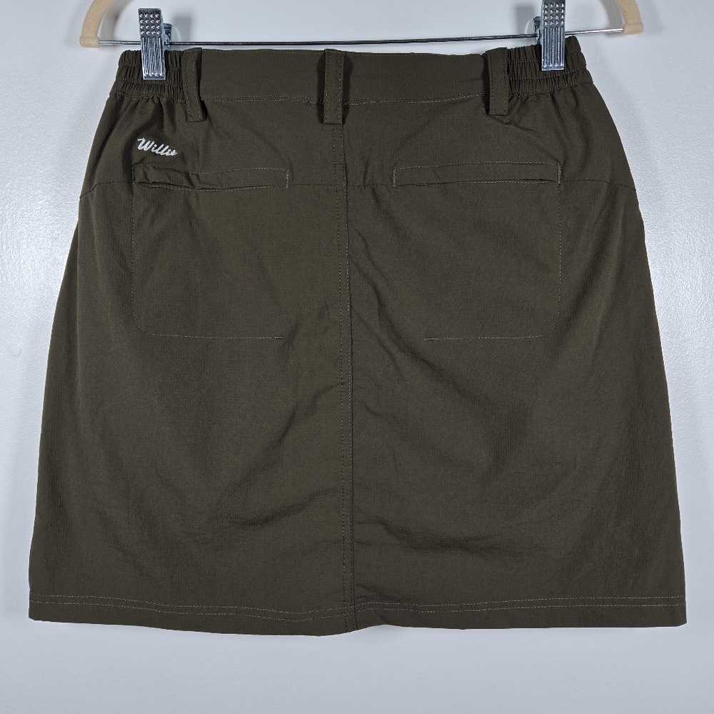Willit Olive Green Outdoor Hiking Camping Skort Womens Size Small - Picture 13 of 16